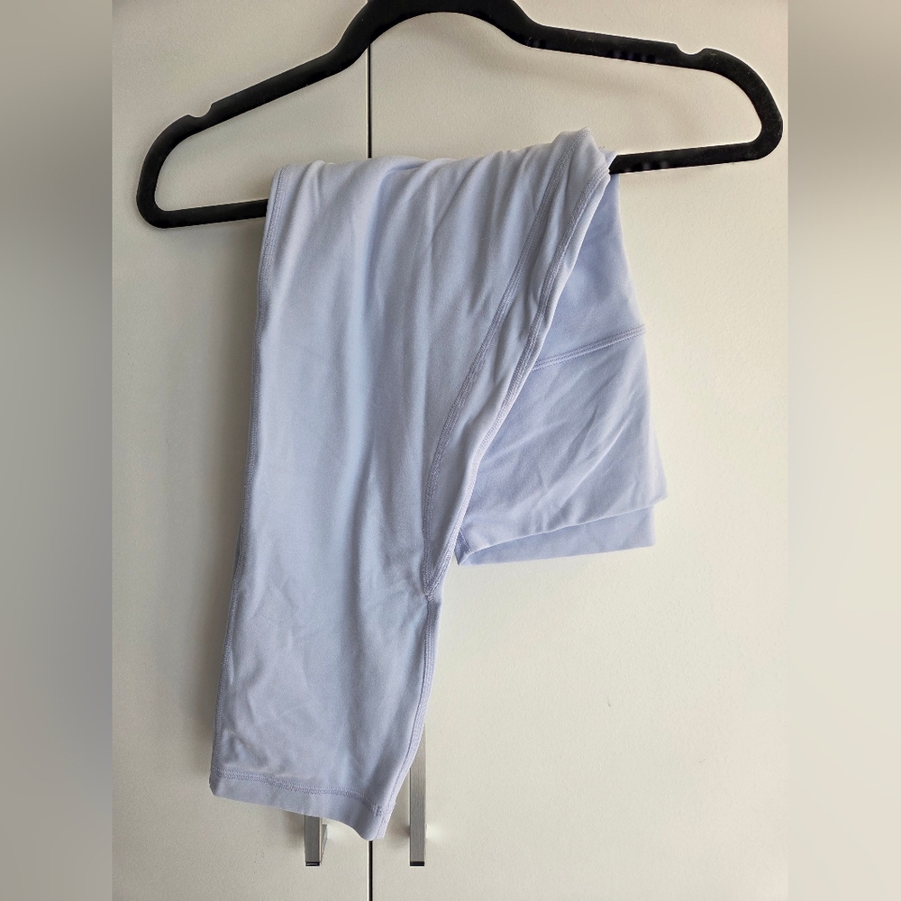 Lululemon High Rise Align 21" Crop Size 10 Periwinkle